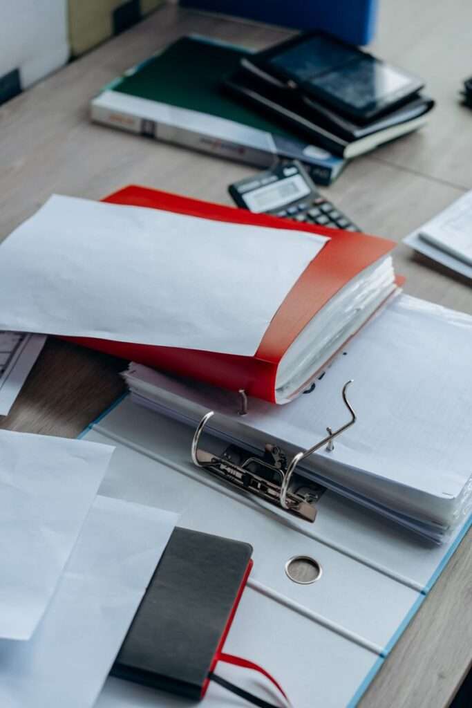 Preparando documentos para salir de ASNEF.