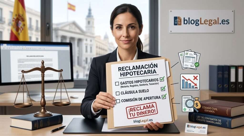 Reclamar gastos hipotecarios es anunciado sitios jurídicos
